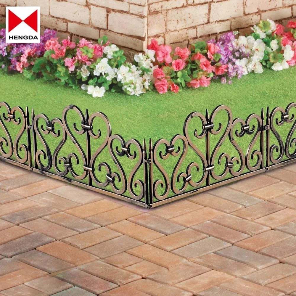 Morden Plastic Garden Fence Border Edging  Set of 4