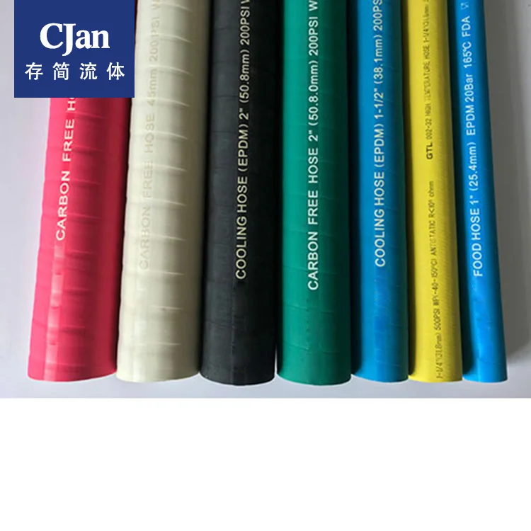 Water cooling system hose for conveying purified water of the internal reduction electric furnace with a voltage of 6 KV