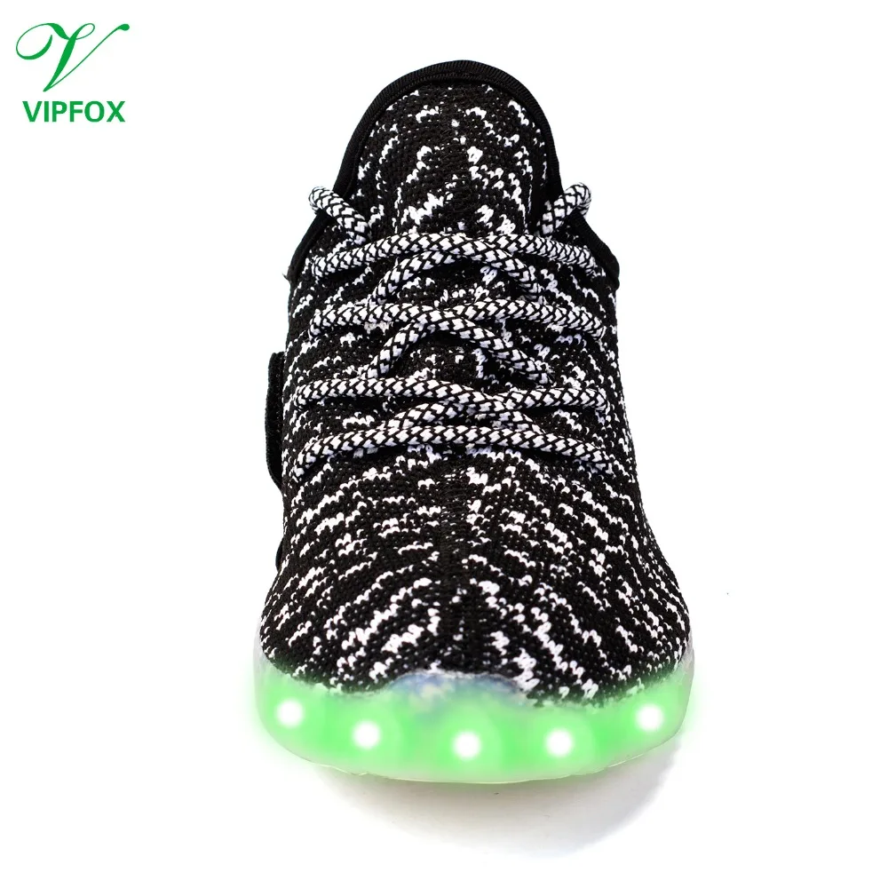 
VIPFOX Wholesale Top Quality Children Led Light mens Shoes Led Shoes For men 