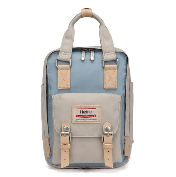 Custom korean cute nylon waterproof women backpack with logo