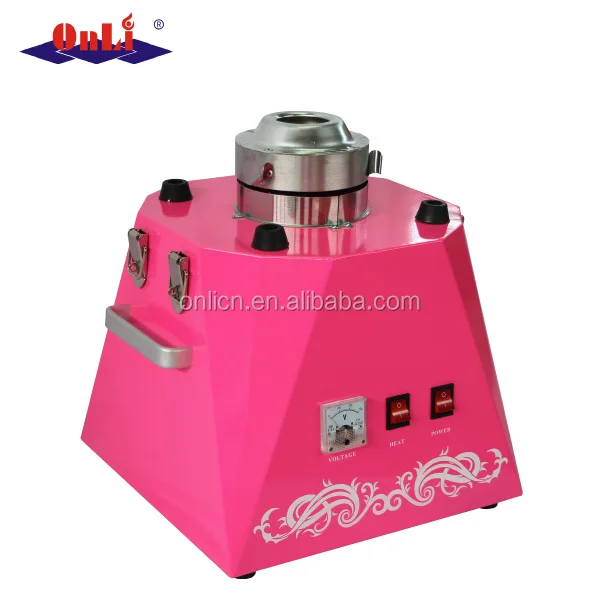 Chinese flower cotton candy floss machine