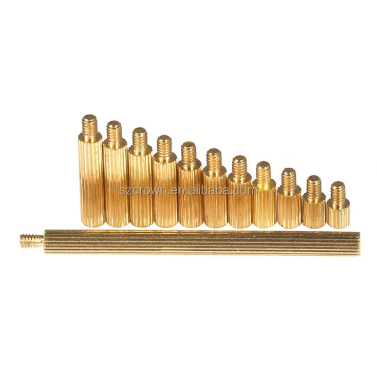 Customized M2.5M3M4M5M6M8M10 304 316 Stainless Steel nylon Aluminum Brass Round and Hex Threaded PCB Male Female Spacer Standoff