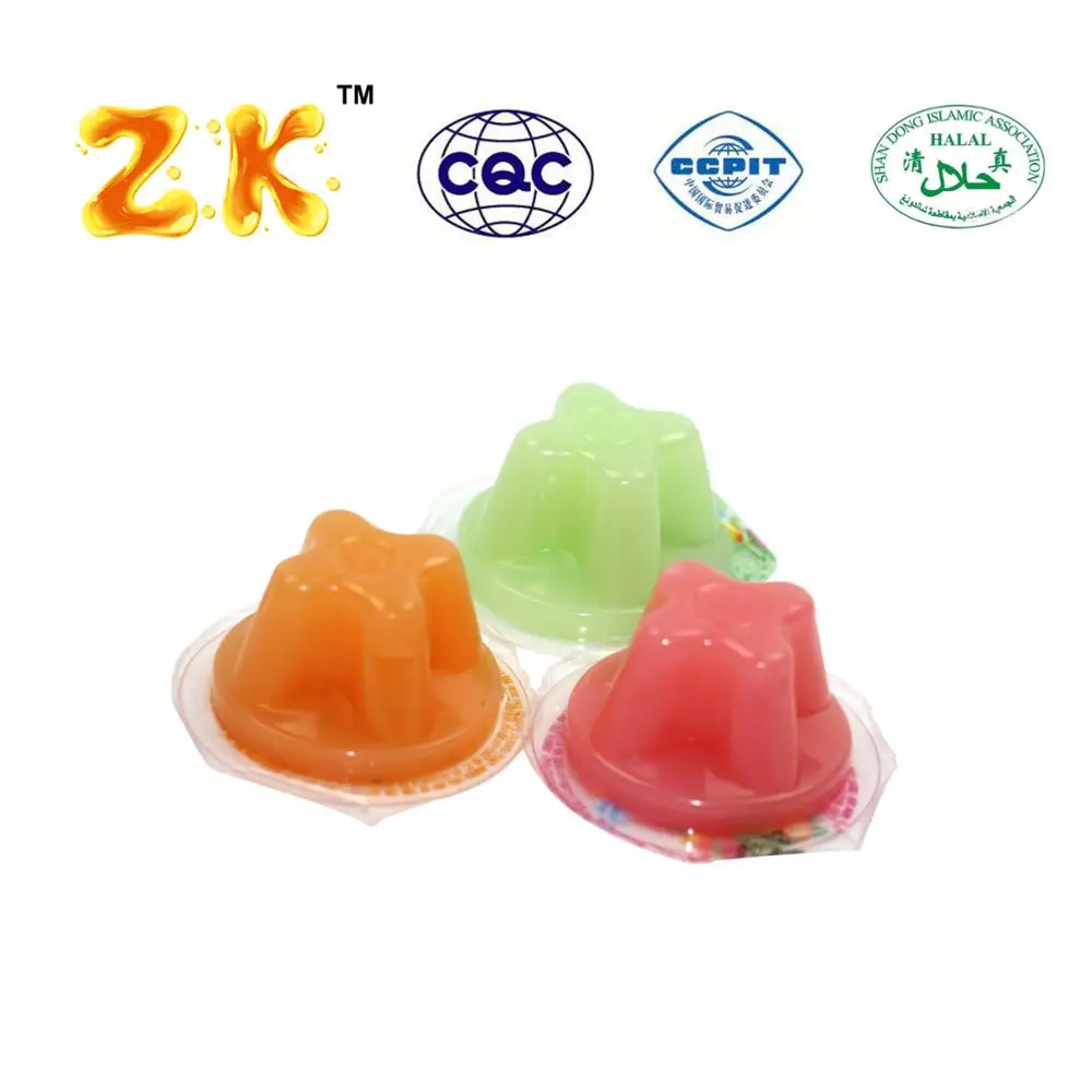Chaozhou food factory 15g fruit jelly pudding jar packing mango pudding jelly