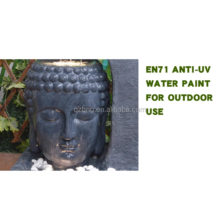 fiberglass buddha statue led light outdoor water fountain
