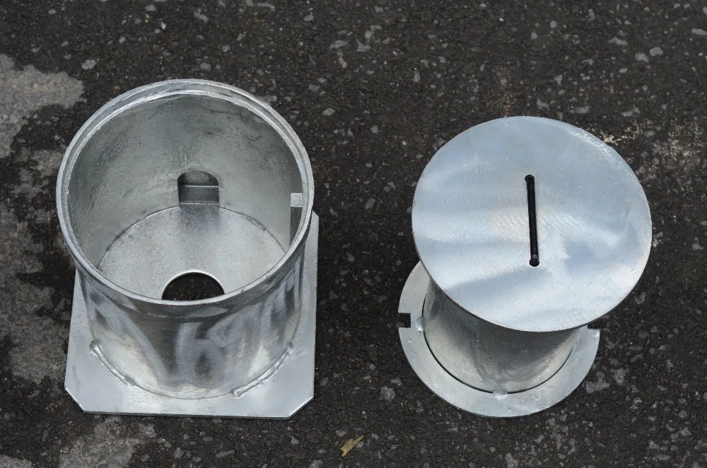 High-end oval Removable Lockable Bollard for car parking