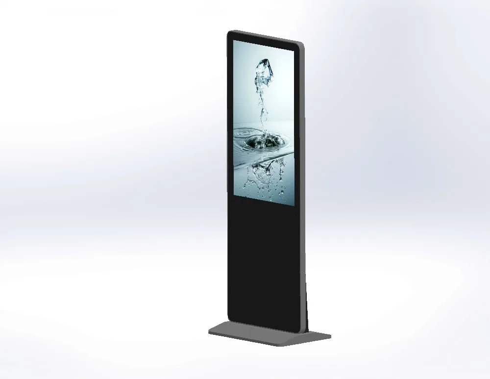 
high brightness 2000 cd/m2 digital signage kiosk display stand 