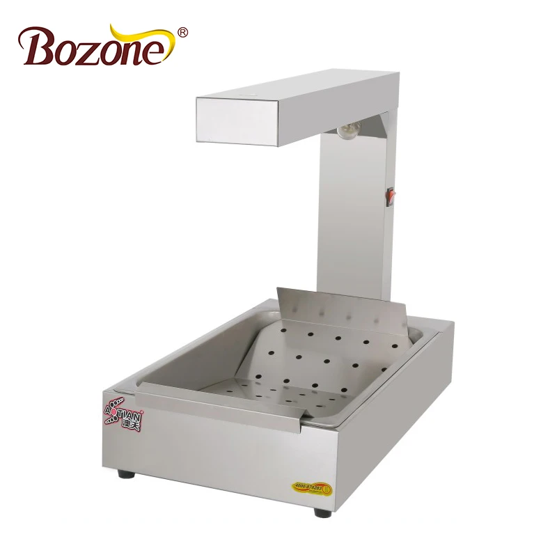 Stainless Steel Fast food French Fries Warmer Holding Station Continuous High-efficiency High Quality Heat Preservation Station