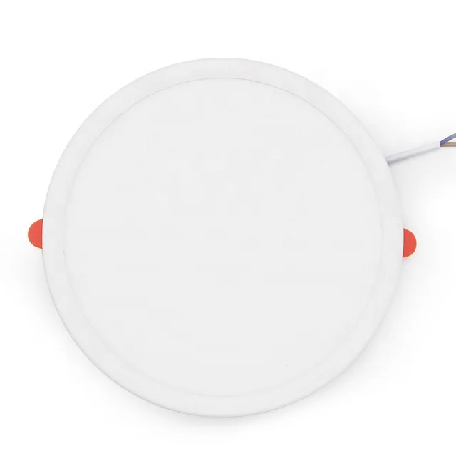 Chinese suppliers adjustable led panel light glass LGP recessed ceiling factory lamp 6W round indoor lighting