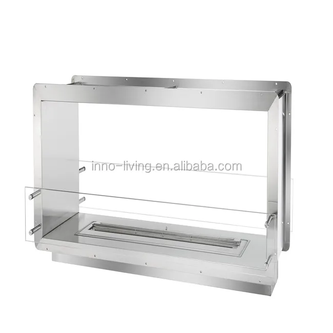 Marble surround wall mounted electric fireplace