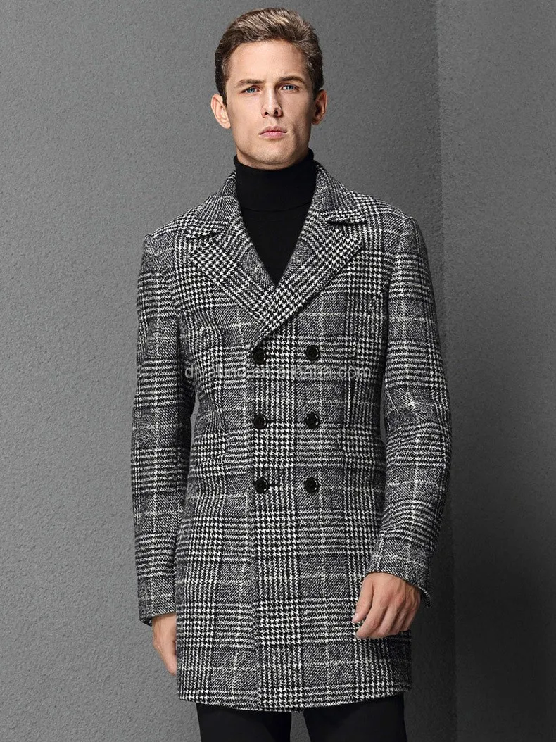 2021 Direct Factory of Men Double Breasted Wool Overcoat with Factory Wholesale Prices