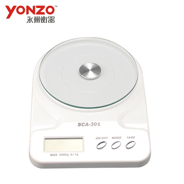 YONZO ABS LCD display 7kg electronic escali kitchen scale