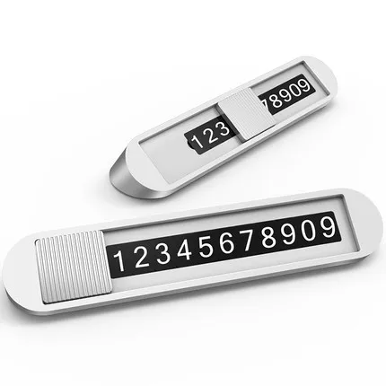 
Licheers Free Shipping Temporary Car Parking Number Plate Car Parking Card Telephone Number Card 