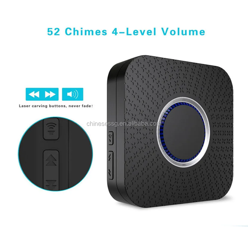 Forrinx 433MHz CE ROHS Approval High-end Wireless waterproof ding dong Doorbell for Apartments