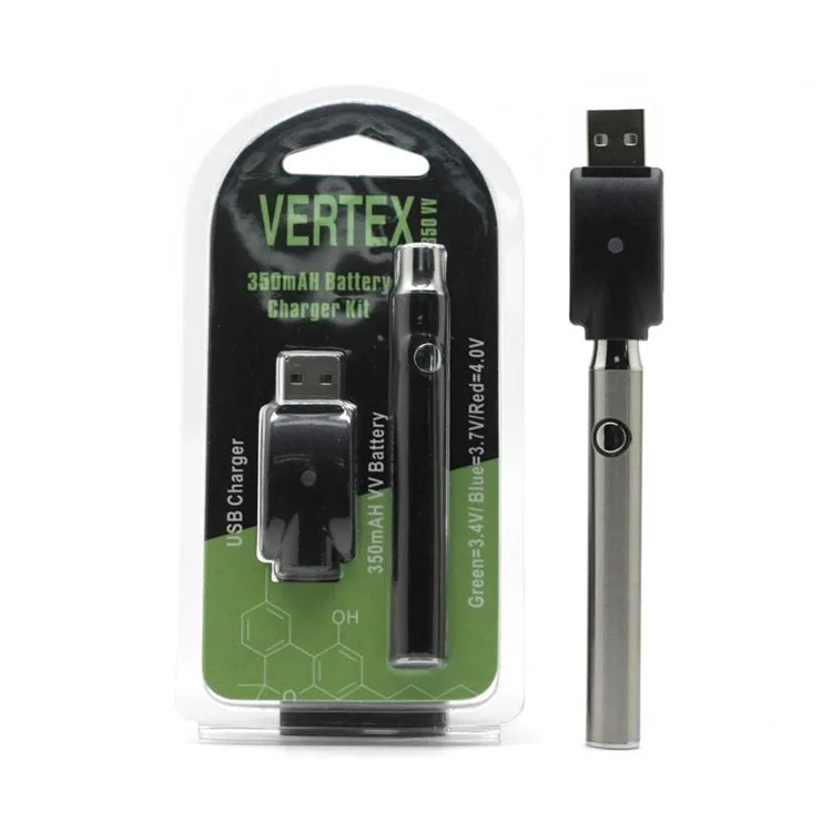 
Hot cbd preheat 3.4V 3.7V 4V variable voltage battery 350mah capacity 