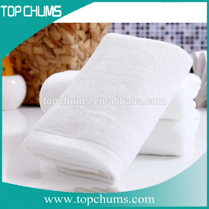 100% cotton unbleached solid terry hotel 21s towel