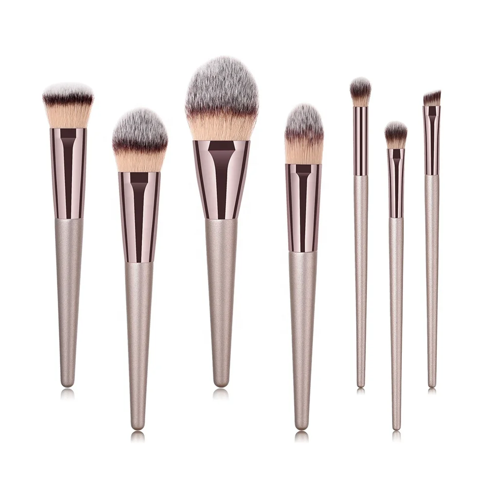 7 Pcs Makeup Brush Cleaner Professional Makeup Brush Set Cosmetic Brush For Makeup Sets For Face/Eye/Lip