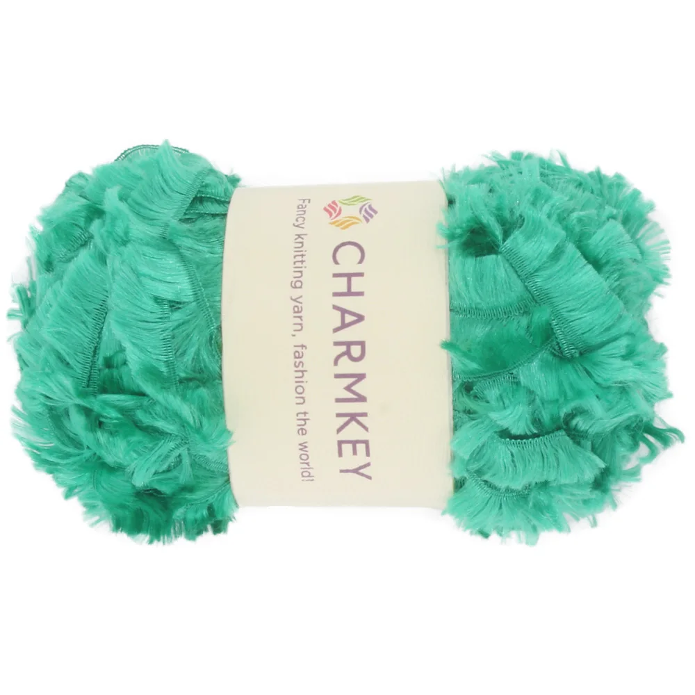 High quality fancy knitting high tenacity 100% spun polyester yarn