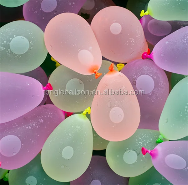 top quality water bombs rubber latex balloon factory 3 inch water balloon