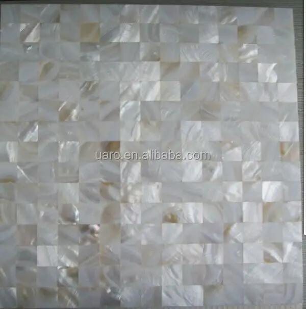 Factory outlet White shell mosaic glass mother of pearl mosaic tiles chips