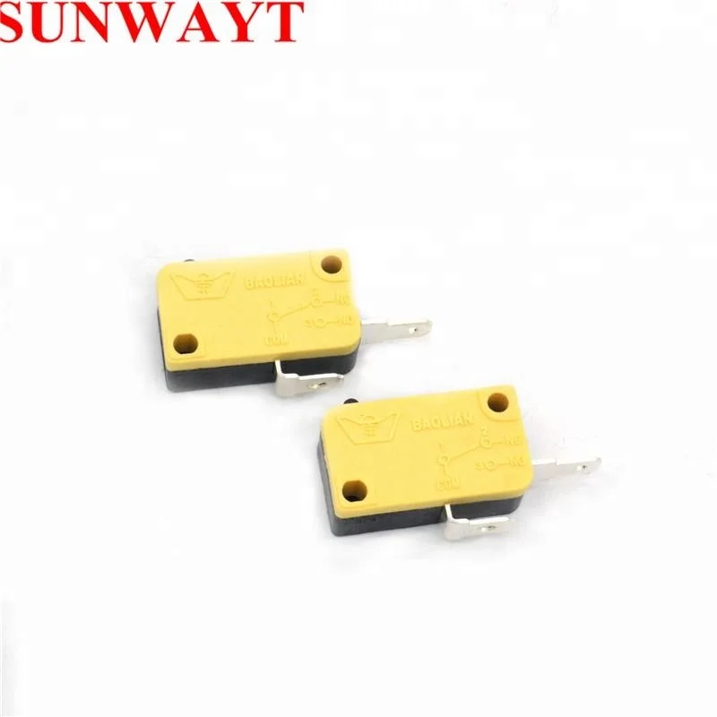 2 terminal BaoLian black push buton microswitch for arcade joystick parts
