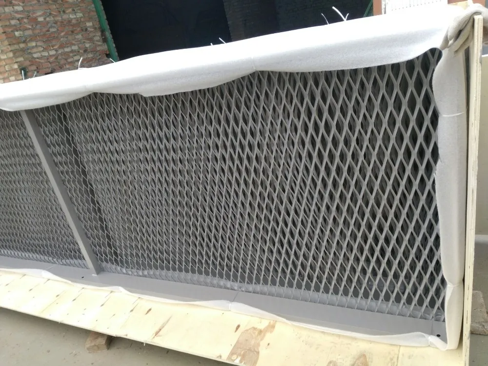 Stainless steel aluminum small hole expanded metal mesh panel for filter mesh