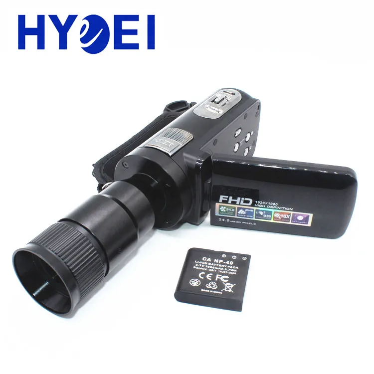 HDD/Flash Memory Media Type and 10X-20x Optical Zoom police worn body camera