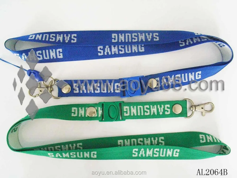 fabric ribbon phone case hidden camera lanyard accessoriesl/wholesale market cheap card lanyard for gift or trade show