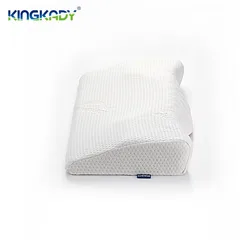 Contour Products Height Adjustable Orthopedic Head Cervical Memory Foam Bed Wedge Pillow