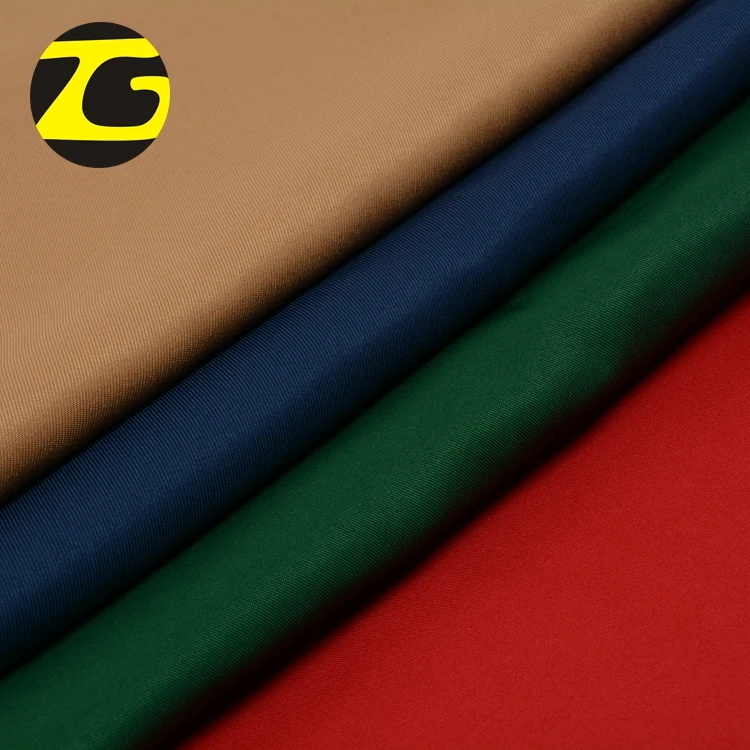 Solid dyed gabardine 100% polyester twill uniform fabric