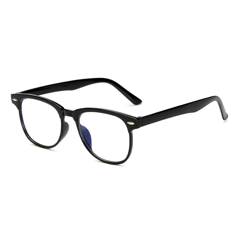 Vintage Half Frame Square Nail Optical Frames Glasses For Women Men