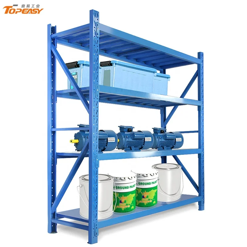 Custom estante estilo industrial boltless metal shelf for warehouse storage