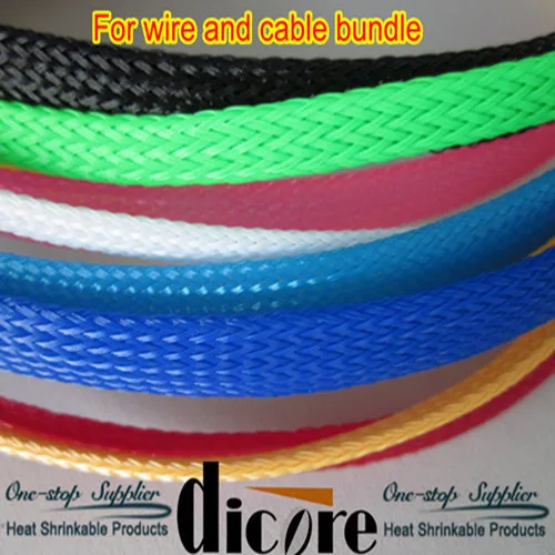 Термоусадочной трубки / расширения плетеный пэт рукава / электрический кабель рукав