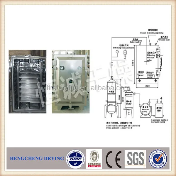 China Best Selling Herb Drying Machine / Vacuum Dryer / Vacuum Drying Oven