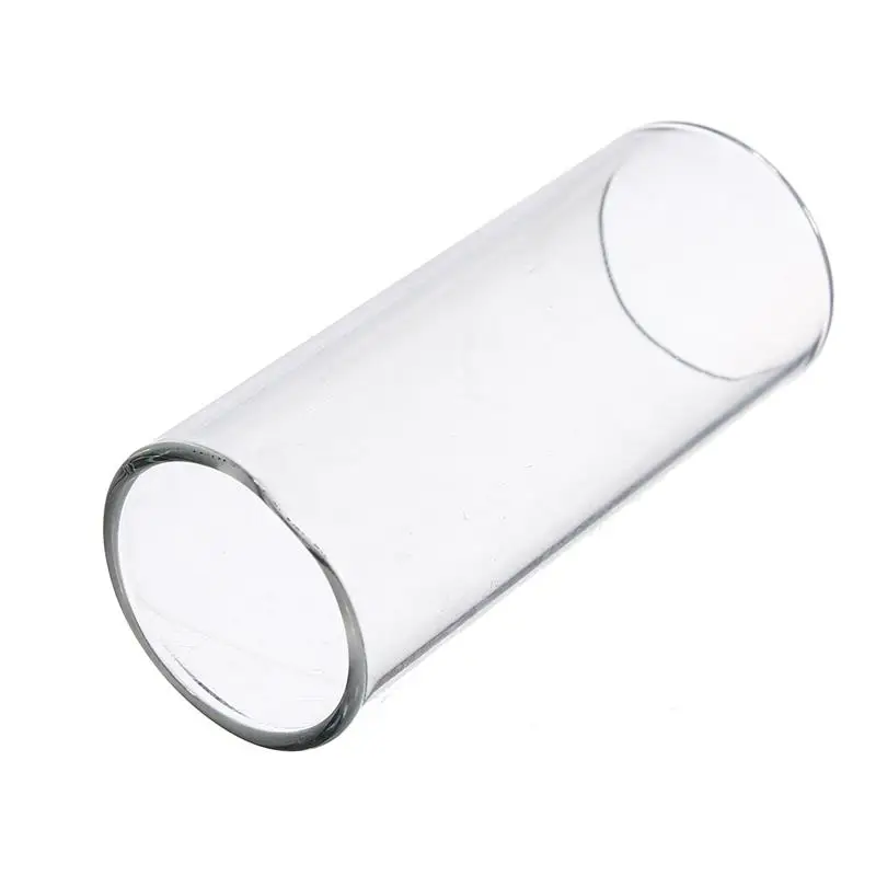 
60mmX22mmX2mm Guitar Slide Glass Finger Slider Electric Guitar Pick Accessories Accessory Tube Knuckle 