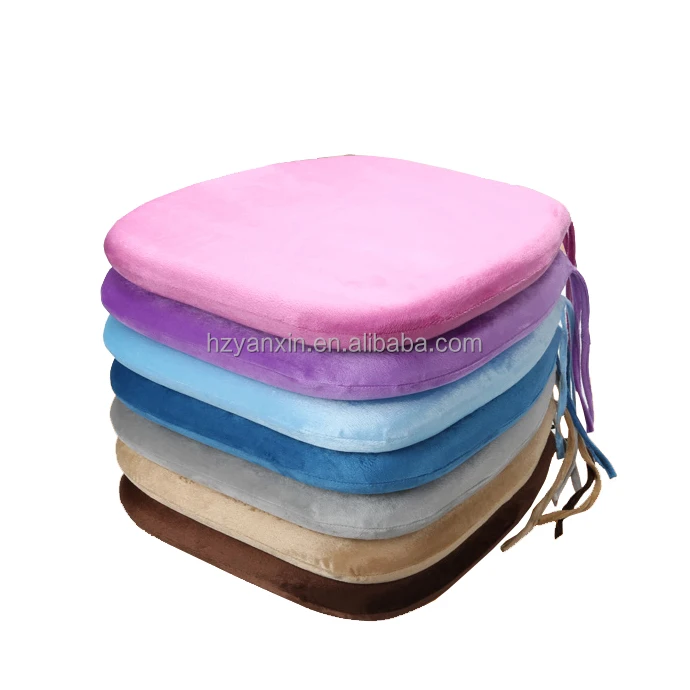 Micromink 100% полиэстер офисный стул пены памяти подушки сиденья круглые