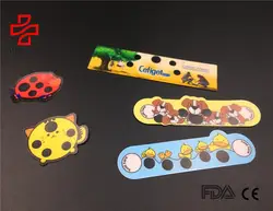 2023 Athmedic LCD promotional premiums nursery cartoon LCD thermometer strip Kids Forehead Strip Heat Sensitive Stickers