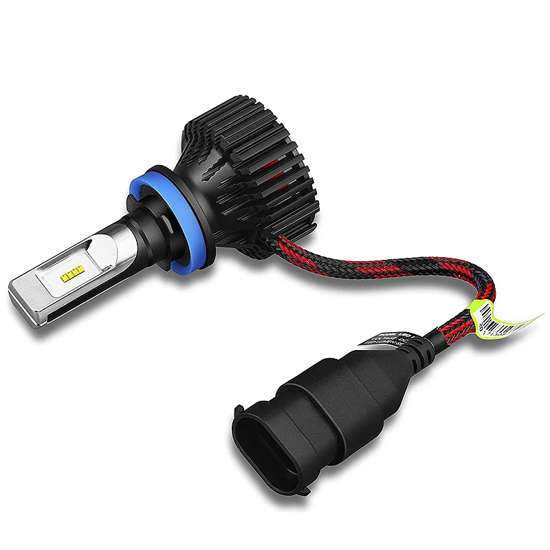 8000lm auto Automotive T8  H7 H11 9006 projector Car  6 bike 12w motorcycle led headlight Bulbs