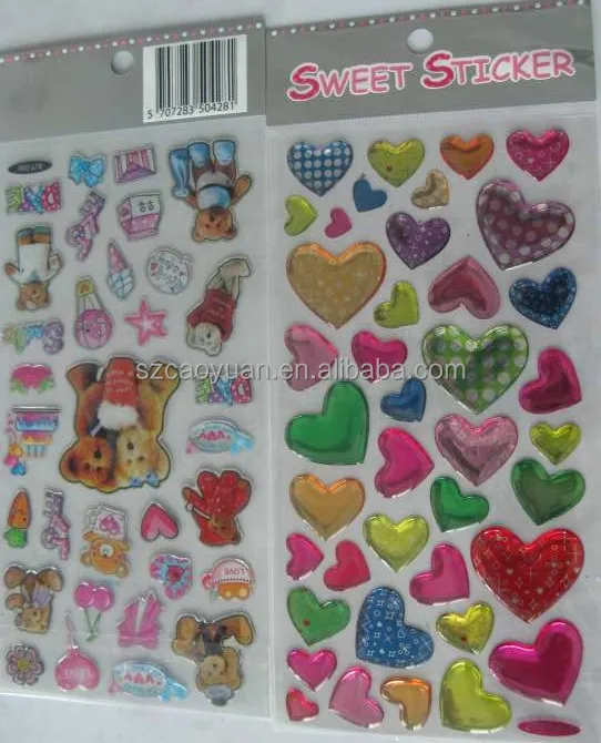 Customized Logo Printing Adhesive 3D Epoxy Resin Stickers