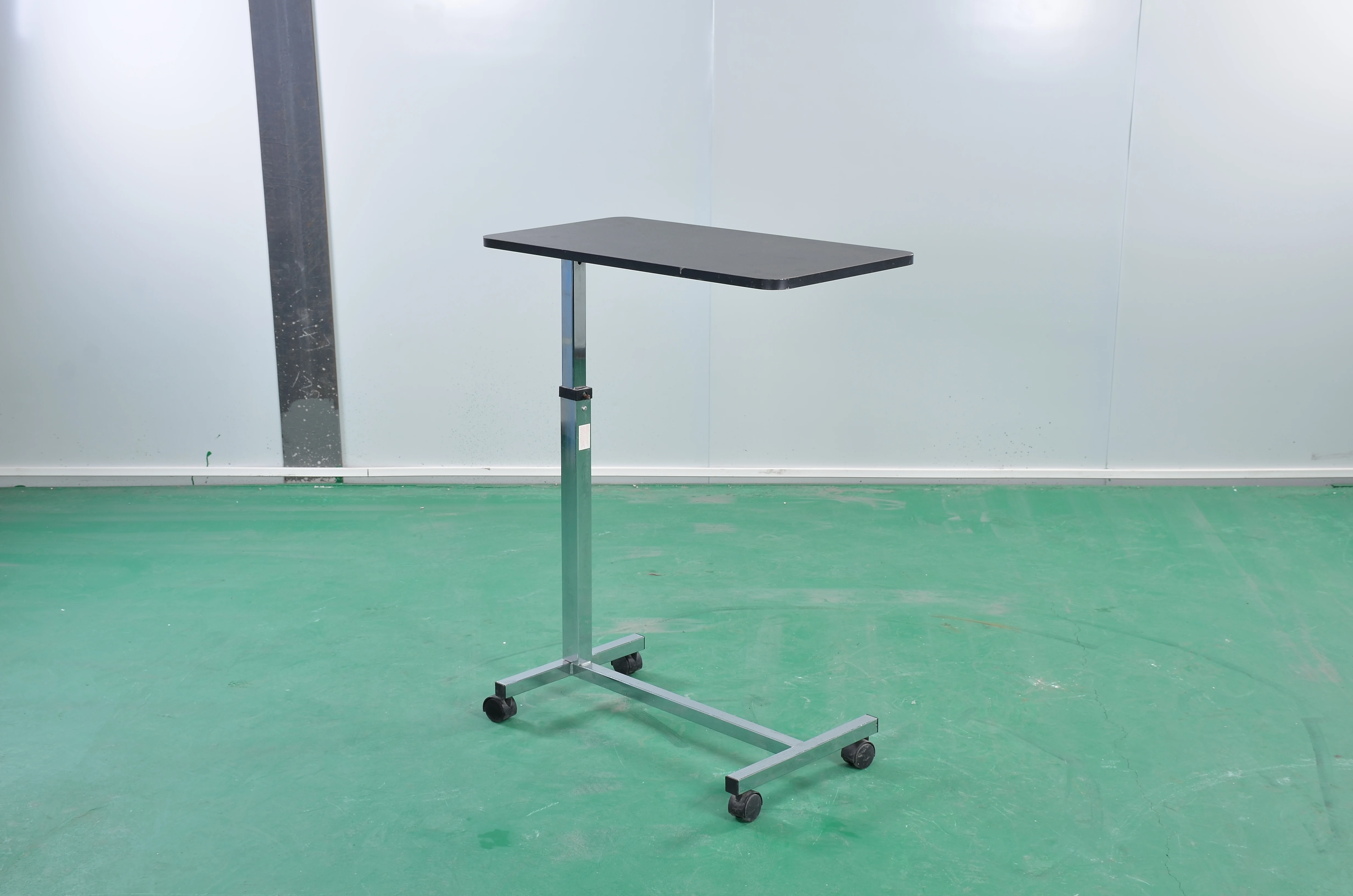 XF688b Wood ABS top Height adjustable hospital over bed table