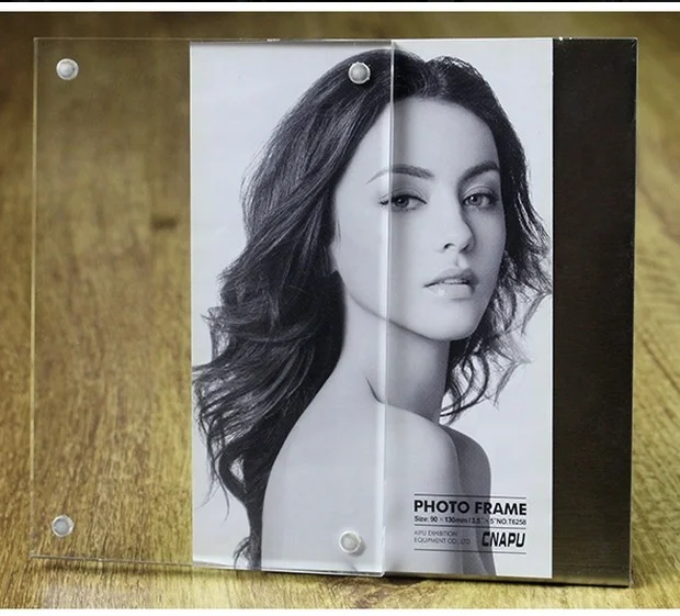 Custom clear acrylic hot sexy girls photo frame digital picture photo frame