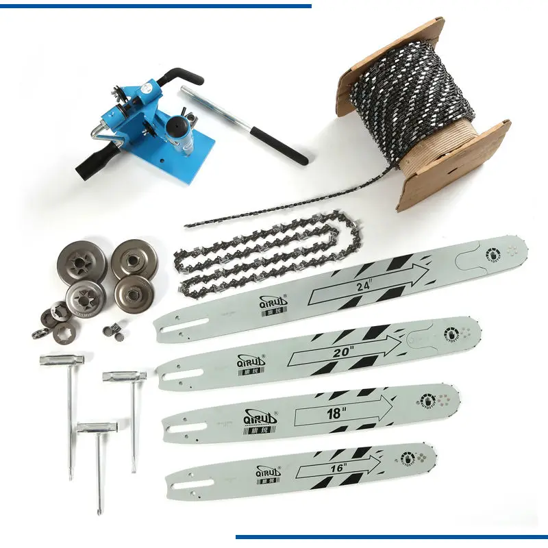 Chainsaw filing vise