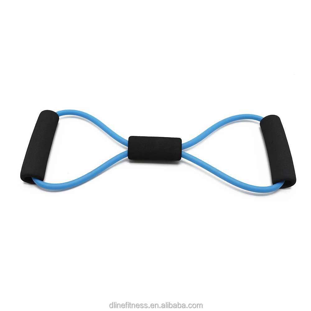 High Quality Yoga 8 Shape Chest Expander Workout Resistance Band