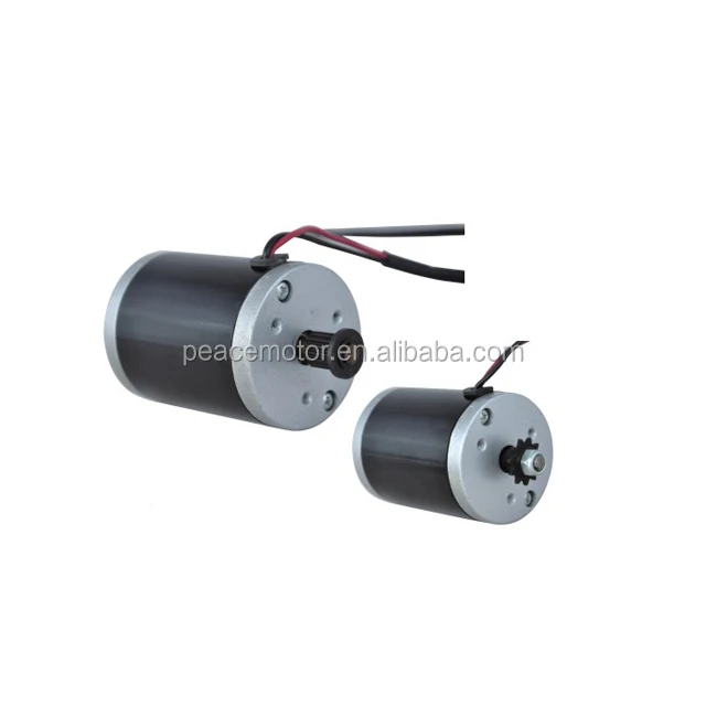 150w 180w 12v 24v brush dc electric for golf trolley motor with 20:1 gear reduction