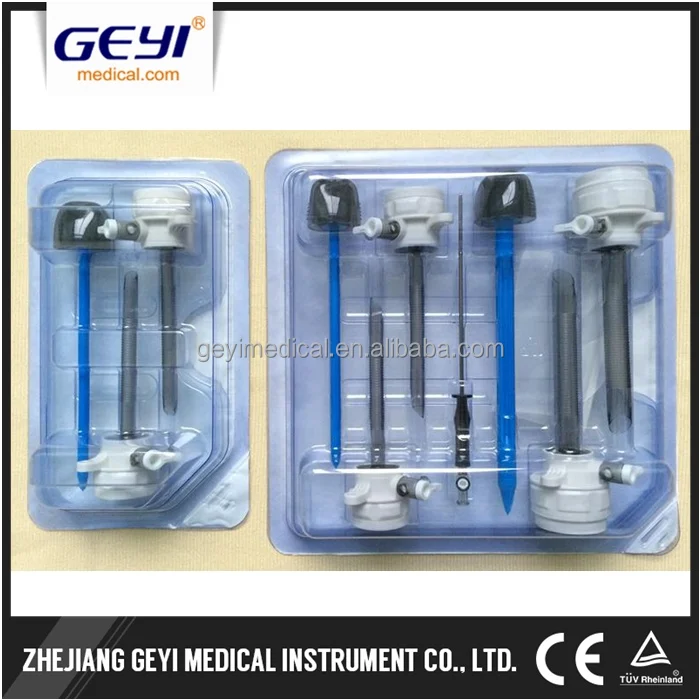 safety tip disposable laparoscope surgical trocars kit