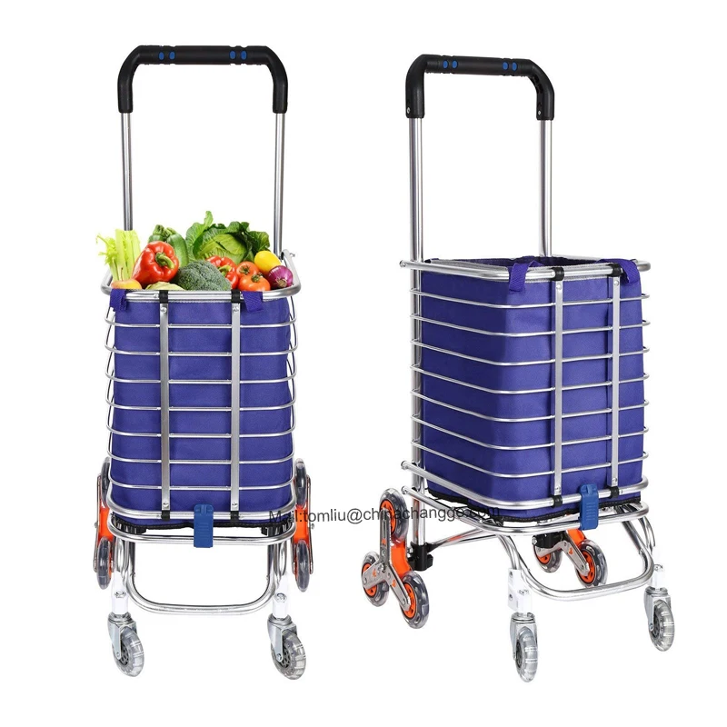 wholesale aluminum folding shopping cart for elderly