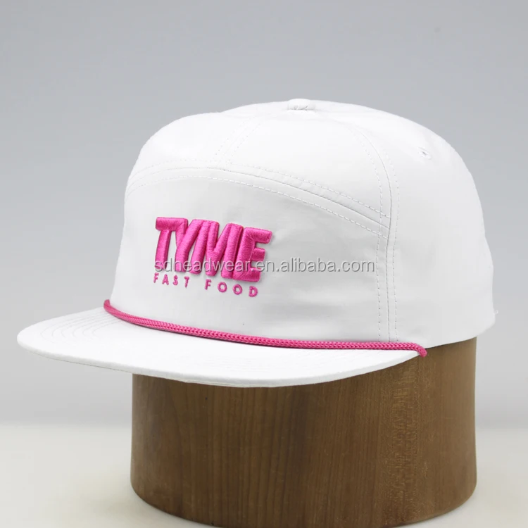 
Wholesale custom 7 panel camp hat ,custom embroidery ropes hats ,classic rope hats 