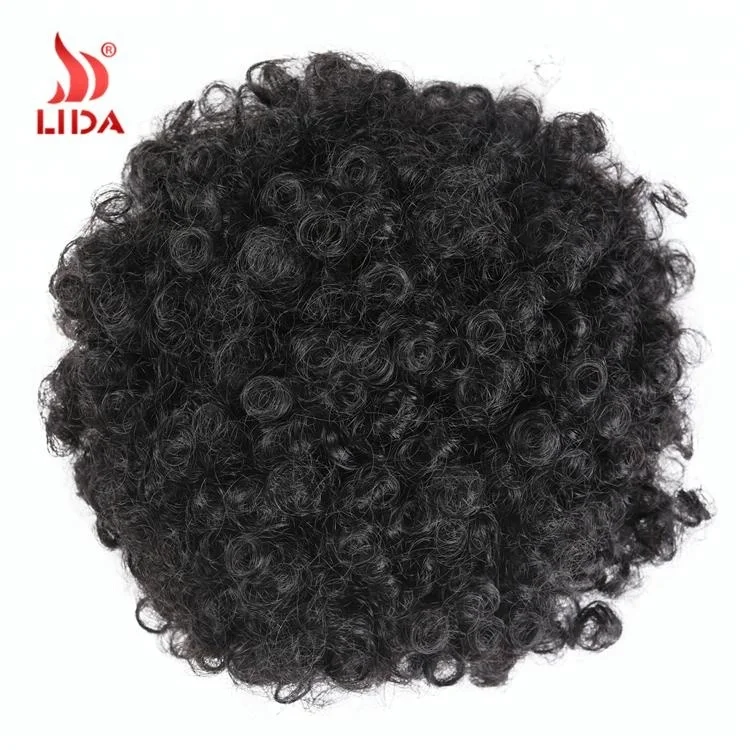 Curly Chignon Bun Hair Synthetic Extensions Updo Clip In Hairpiece Donut Chignon Cheveux 2#