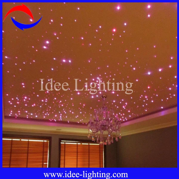 18W RGBW decorative fiber optic lighting kit with twinkle wheel