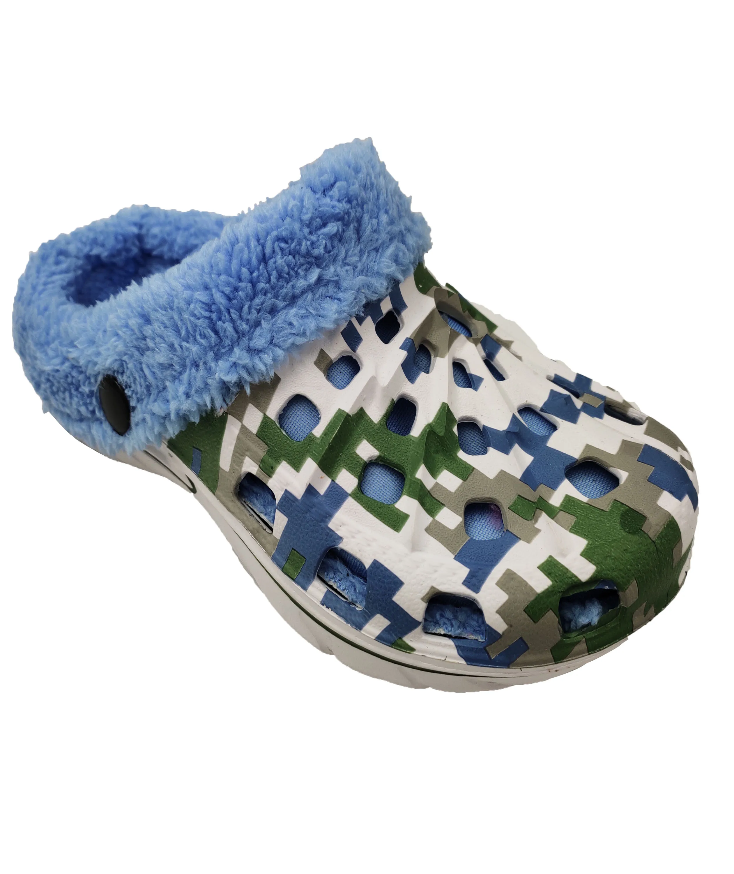 ladies eva garden clogs with fur in winter