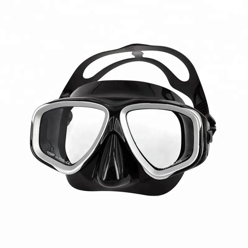 China best silicone snorkeling gear swimming diving mask for prescription lens